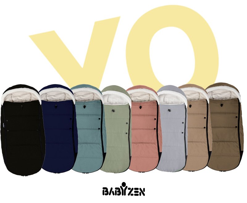 BABYZEN YOYO Footmuff - Sherpa Lining & Fleece Hood For Stroller Warmth